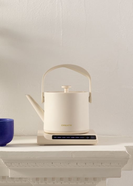 KETTLE CERAMIC - Chaleira elétrica de cerâmica 1L | STP Outlet