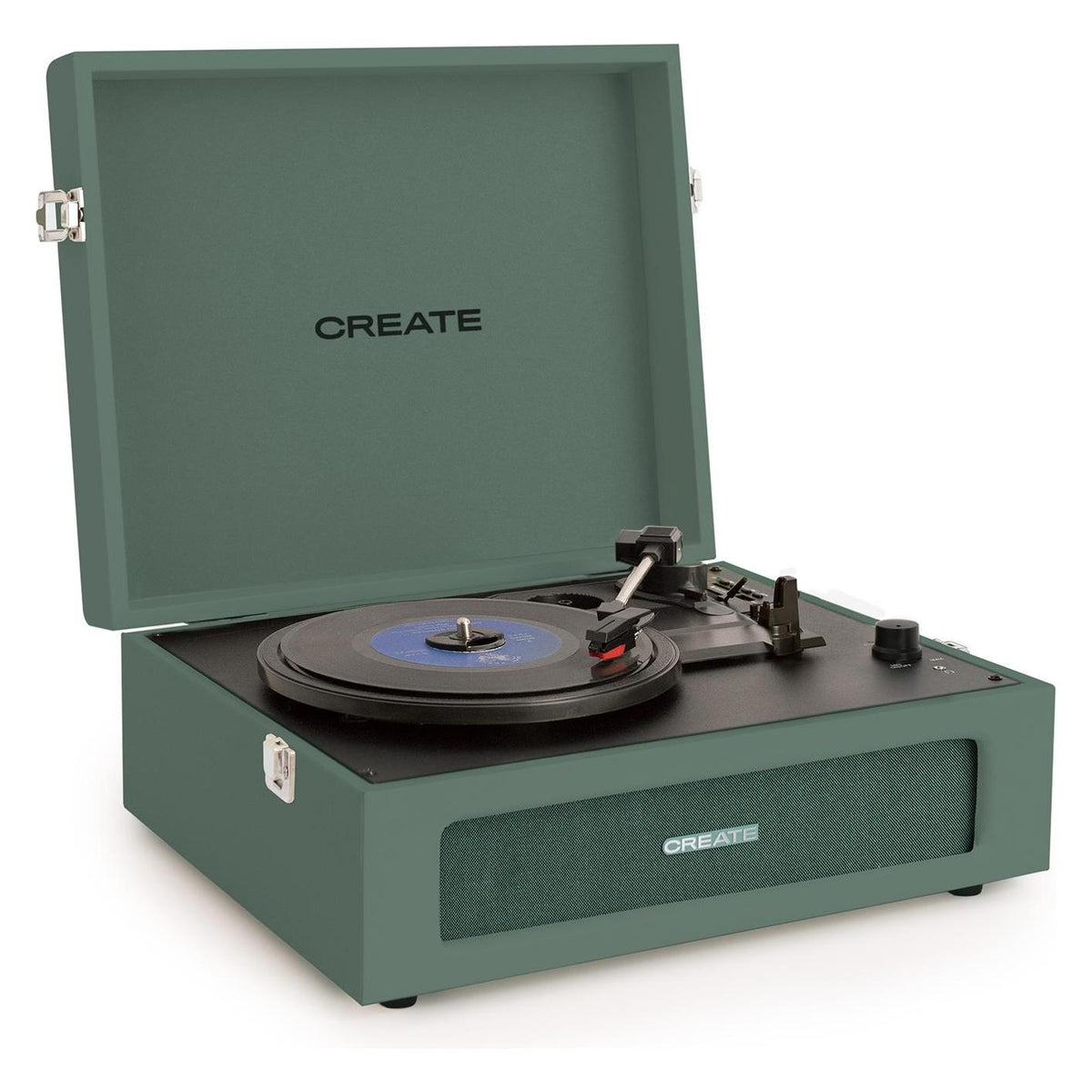 RECORD PLAYER COMPACT - Gira-discos retro com Bluetooth, USB, SD, MicroSD e MP3 | STP Outlet