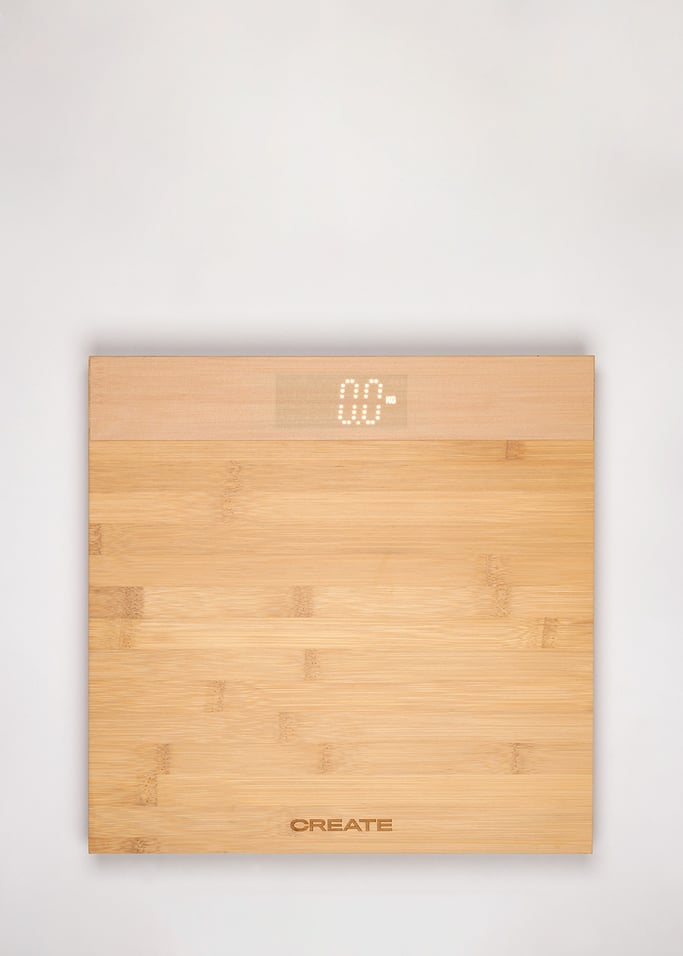 BALANCE BODY BAMBOO - Balança de casa de banho em bambu | STP Outlet
