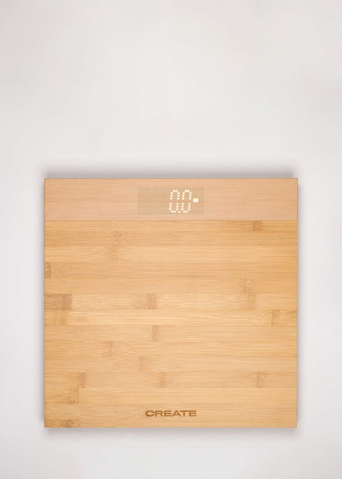 BALANCE BODY BAMBOO - Balança de casa de banho em bambu | STP Outlet