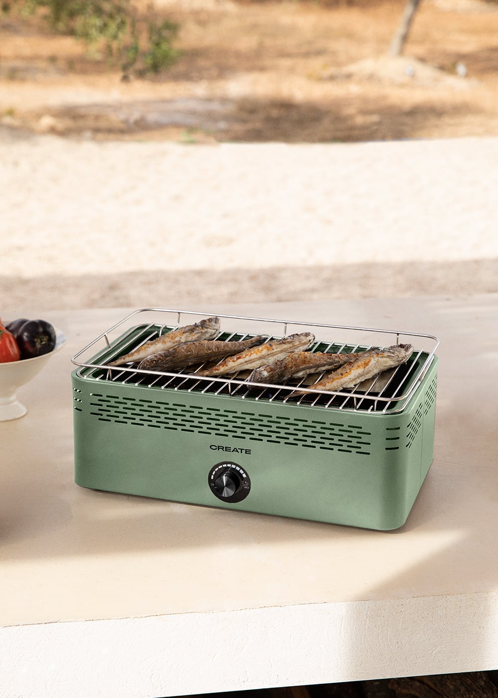 BBQ COMPACT - Churrasqueira a carvão portátil de baixa emissão de fumo | STP Outlet