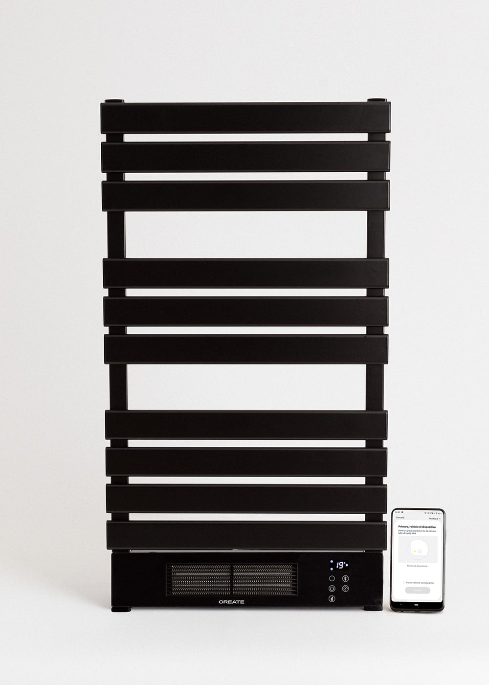 WARM TOWEL PRO 500/1500W - Toalheiro elétrico com aquecedor cerâmico e Wi-Fi | STP Outlet