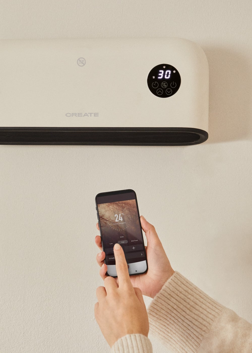 WARM WALL PRO - Aquecedor cerâmico de parede ou chão | STP Outlet