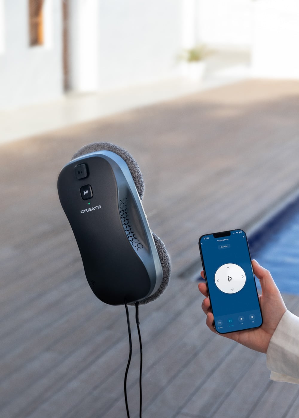 WIPEBOT PRO - Robô limpa-vidros automático com Wi-Fi | STP Outlet